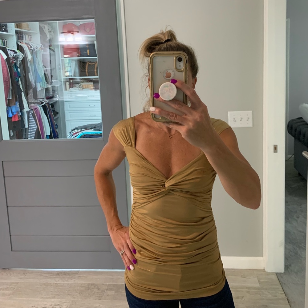 2 for $15 Sexy gold tank top